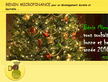 Tablet Screenshot of beninmicrofinance.com